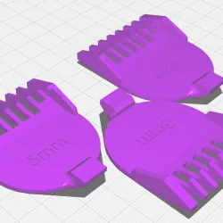 Hatteker Mens Hair Clipper Beard Trimmer  Guards Combs