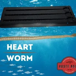 heart worm 6 3/8 LURE MOLD