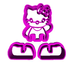 Hello Kitty 3d Cookie cutter
