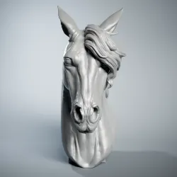 Horse  Portrait  Sculpture