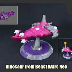 [Iconic Ships Series] Dinosaur from Transformers Beast Wars Neo