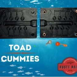 injection lure mold crappie baits