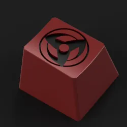 kakashi Obito mangekyo sharingan Naruto keycap