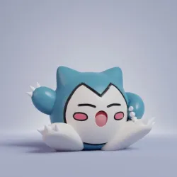 kirby snorlax pokemon