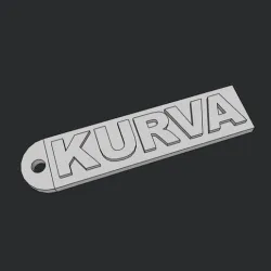 Kurva Keychain