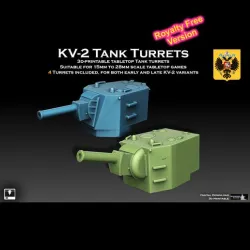 KV-2 Tank Turret Royalty Free Version