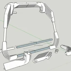 Landing gear for drone Cheerson CX-20 Quadcopter