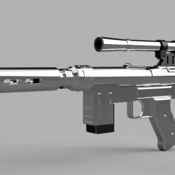 Lando Calrissian's SE-14R Custom Blaster - 3D Printing File