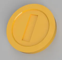 Life Size Super Mario Coin
