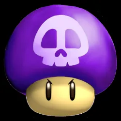 Mario Bros Mushroom Poison