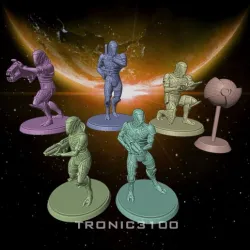 Mass Effect Quarian Squad: Miniature Pack for Tabletop games