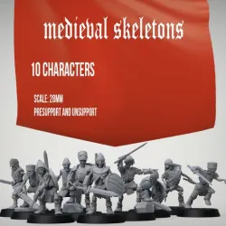 Medieval skeletons