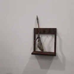 [MERCHANT] HOGWARTS LEGACY Yew Weave Broom Desk ornament