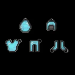 Minecraft Armor Keychain