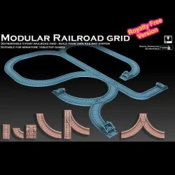 Modular Railroad Grid Royalty Free Version