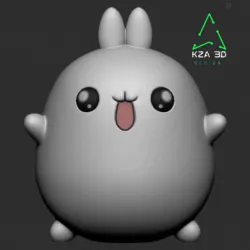 Molang Bunny / Molang Bunny Keychain