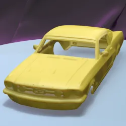 MUSTANG FASTBACK 1967 (1/24) printable car body