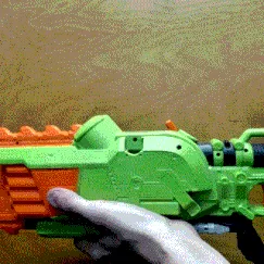 Nerf Brainsaw replacement handle grip