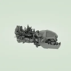 Ork Vessels Ravager Attack Ship