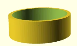 PARAMETRIC BAMBU SPOOL HUB ADAPTER