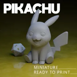 Pikachu - Pokémon - 3D Ready to Print