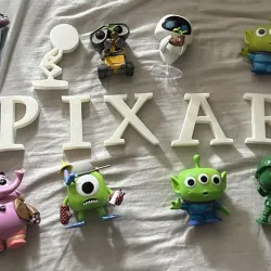 PIXAR Text Logo + Luxo Lamp