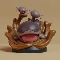 Pokemon - Clodsire Diorama