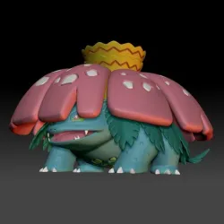 Pokemon Gigantamax Venusaur 3D print model
