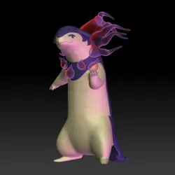 Pokemon Hisuian Typhlosion 3D print model