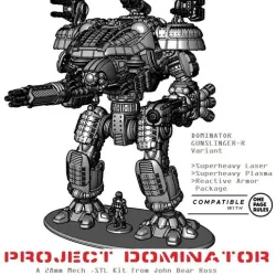 Project Dominator: Gunslinger-R Variant (Laser, Plasma, Reactive Armor)