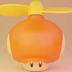 Propelle Mushroom  (Mario)