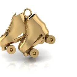 roller skates / roller skate pendant