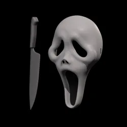 Scream Ghost Face Mask