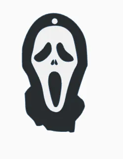 Scream keychain - ghostface