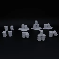 simple barrels wargame terrain selection