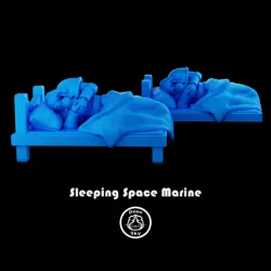 Sleeping Space Marine (Warhammer)