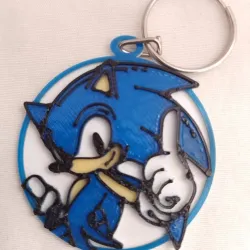 sonic keychain