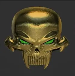 Spawn skull magnet