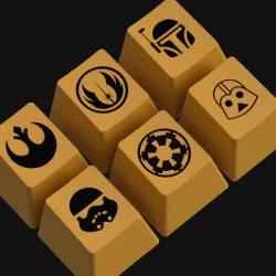 Star Wars inspired keycap set
