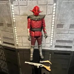 STAR WARS VINTAGE SIDON ITHANO, CRIMSON CORSAIR MAZ CASTLE FORCE AWAKENS CUSTOM UNPRODUCED KENNER, HASBRO ACTION FIGURE, 3.75", 1/18, 5POA
