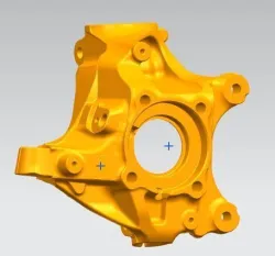 Steering knuckle UKL2 RH For BMW vehicles / Portamanguetas UKL2 RH