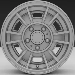 STL WHEEL FERRARI DINO GT