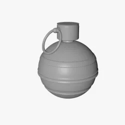 Stylized Grenade