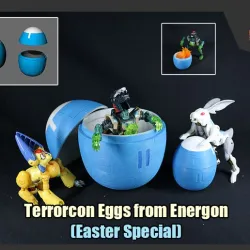 Terrorcon Eggs from Transformers Energon (Easter Special)