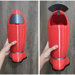 Trash Can / Trash Can - Fallout, Rocket, Space