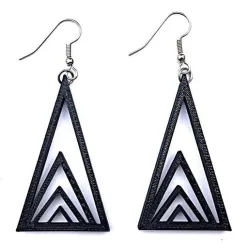 Triangle Earrings stl-file