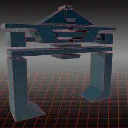 Tron Recognizer Patrol Vehicle