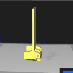 TRX4 servo and battery support 4 links