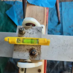 Wooden Rotor Blade Span Balance Jig