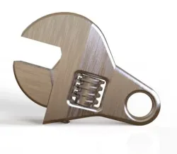 Wrench / Wrench - key ring - key chain